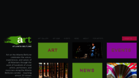 What Art.beltline.org website looked like in 2021 (3 years ago)
