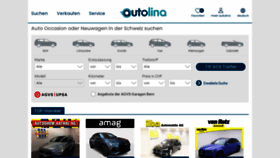What Autolina.ch website looked like in 2021 (3 years ago)