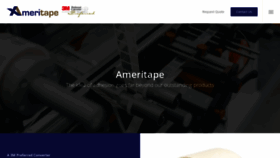 What Ameritape.com website looked like in 2021 (3 years ago)