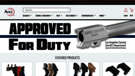 What Apextactical.com website looked like in 2021 (3 years ago)