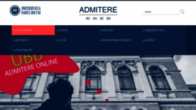 What Admitere.ubbcluj.ro website looked like in 2021 (3 years ago)