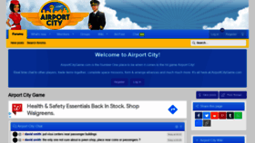 What Airportcitygame.com website looked like in 2021 (3 years ago)