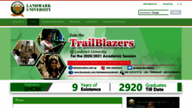 What Admission.lmu.edu.ng website looked like in 2021 (3 years ago)