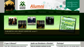 What Alumni.uem.mz website looked like in 2021 (3 years ago)
