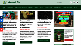 What Ambientebio.it website looked like in 2021 (3 years ago)