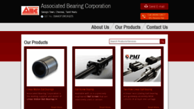 What Abcbearing.in website looked like in 2021 (3 years ago)