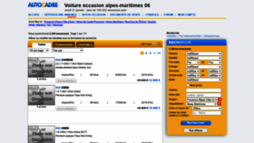 What Alpes-maritimes.autocadre.com website looked like in 2021 (4 years ago)