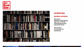 What Art-book-saar.de website looked like in 2021 (3 years ago)