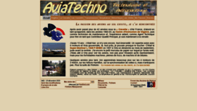 What Aviatechno.net website looked like in 2021 (3 years ago)