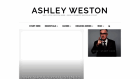 What Ashleyweston.com website looked like in 2021 (3 years ago)