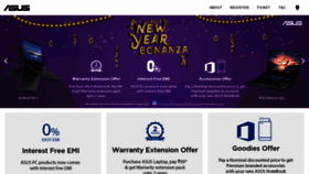 What Asuspromo.in website looked like in 2021 (3 years ago)