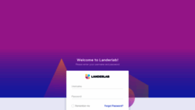 What App.landerlab.io website looked like in 2021 (3 years ago)
