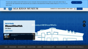 What Agakhanmuseum.org website looked like in 2021 (3 years ago)