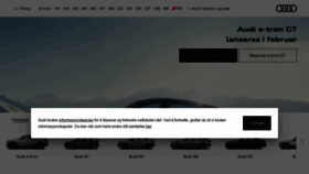 What Audi.no website looked like in 2021 (3 years ago)