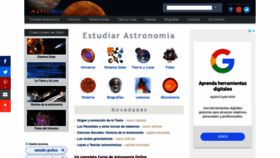 What Astromia.com website looked like in 2021 (3 years ago)