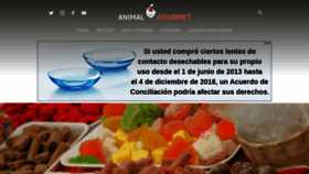 What Animalgourmet.com website looked like in 2021 (3 years ago)