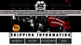 What Acespirits.com website looked like in 2021 (3 years ago)