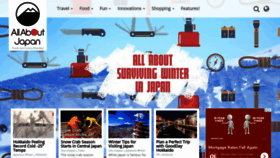What Allabout-japan.com website looked like in 2021 (4 years ago)