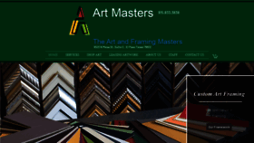 What Artmastersofelpaso.com website looked like in 2021 (3 years ago)