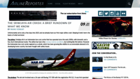 What Airlinereporter.com website looked like in 2021 (3 years ago)