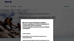 What Allianzinvest.at website looked like in 2021 (3 years ago)