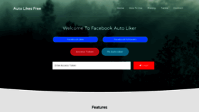 What Autolikesfree.net website looked like in 2021 (3 years ago)