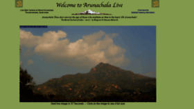 What Arunachala-live.com website looked like in 2021 (3 years ago)
