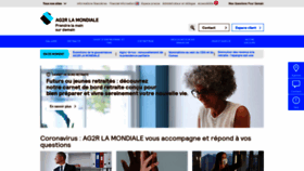 What Ag2rlamondiale.fr website looked like in 2021 (3 years ago)