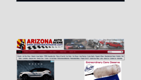 What Arizonaautoscene.com website looked like in 2021 (3 years ago)