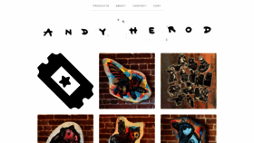 What Andyherod.com website looked like in 2021 (3 years ago)