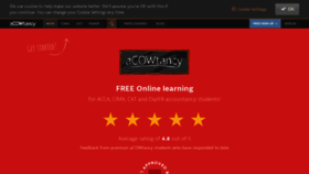 What Acowtancy.com website looked like in 2021 (3 years ago)