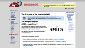 What Amigawiki.org website looked like in 2021 (3 years ago)