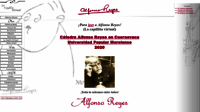 What Alfonsoreyes.org website looked like in 2021 (3 years ago)