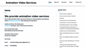What Animationvideoservices.in website looked like in 2021 (3 years ago)