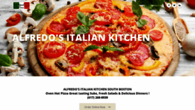 What Alfredossouthboston.com website looked like in 2021 (5 years ago)
