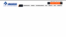 What Allpurposeremovals.com.au website looked like in 2021 (3 years ago)