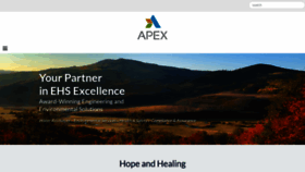 What Apexcos.com website looked like in 2021 (3 years ago)