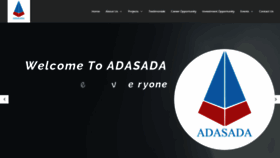 What Adasada.com website looked like in 2021 (3 years ago)