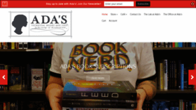 What Adasbooks.com website looked like in 2021 (3 years ago)