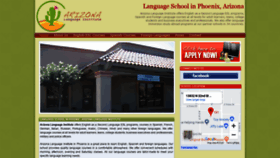 What Arizonalanguageinstitute.com website looked like in 2021 (3 years ago)
