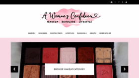 What Awomansconfidence.com website looked like in 2021 (3 years ago)