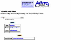 What Athro.com website looked like in 2021 (3 years ago)