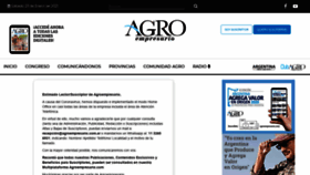 What Agroempresario.com website looked like in 2021 (3 years ago)