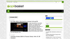 What Apkbasket.net website looked like in 2021 (3 years ago)