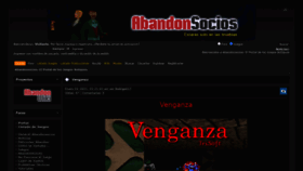 What Abandonsocios.org website looked like in 2021 (3 years ago)