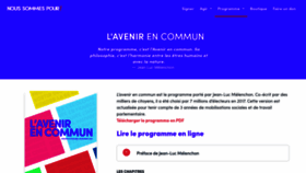 What Avenirencommun.fr website looked like in 2021 (3 years ago)
