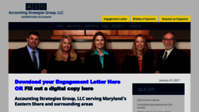 What Accountingstrategiesgroup.com website looked like in 2021 (3 years ago)