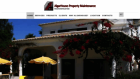 What Algarhouse.pt website looked like in 2021 (3 years ago)