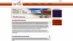 What Abu-dhabi-health-insurance.com website looked like in 2021 (3 years ago)