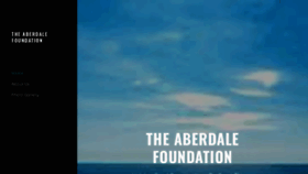 What Aberdalefoundation.org website looked like in 2021 (3 years ago)